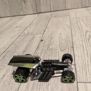 hot Wheels Z-Rod Racing Car Toy with Black and Silver Finish